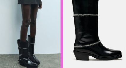 Las botas negras de Zara que combinan con todo y son elegantes