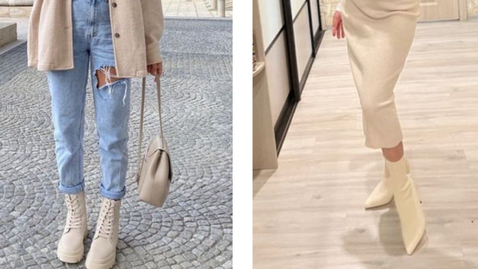 C Mo Combinar Unas Botas Beige Mujer Mexicana