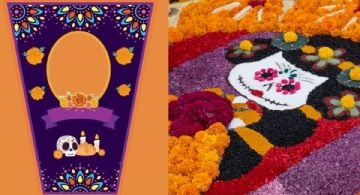 Plantillas de Día de Muertos para veladoras: 5 diseños para imprimir y ponerles nombre