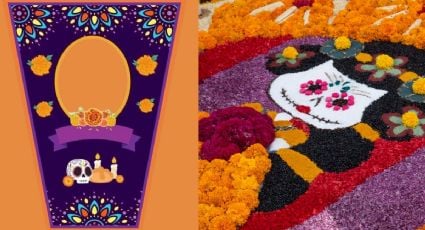 Plantillas de Día de Muertos para veladoras: 5 diseños para imprimir y ponerles nombre