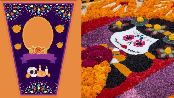 Plantillas de Día de Muertos para veladoras: 5 diseños para imprimir y ponerles nombre