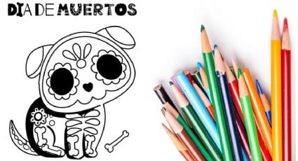 Dibujos de Día de Muertos para imprimir y colorear