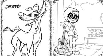 Día de Muertos 2025: dibujos de 'Coco' para imprimir y colorear