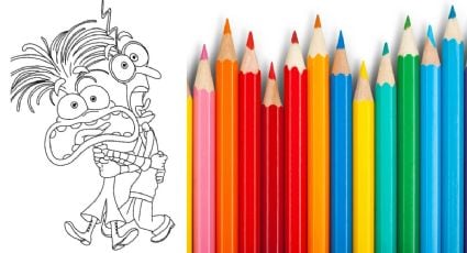 5 dibujos para colorear de todos los personajes de 'Intensamente 2' y hablar de las emociones con tus hijos