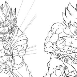 Dibujos de Goku para colorear con tus hijos: 5 plantillas para imprimir y colorear