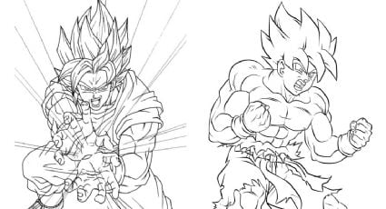 Dibujos de Goku para colorear con tus hijos: 5 plantillas para imprimir y colorear