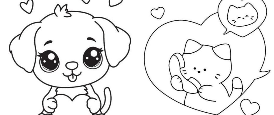 Dibujos de amor: 7 ideas para imprimir y colorear