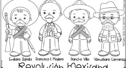 Dibujos de la Revolución Méxicana: 6 ideas para imprimir y colorear