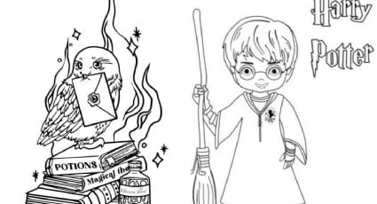 Dibujos de Harry Potter: 7 ideas para imprimir y colorear