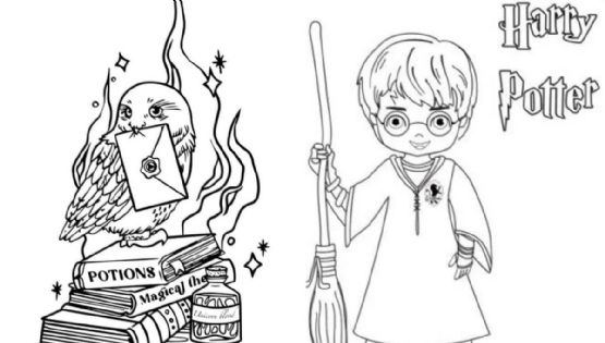 Dibujos de Harry Potter: 7 ideas para imprimir y colorear