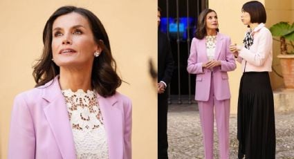¿Cómo usar un blazer rosa según la Reina Letizia?