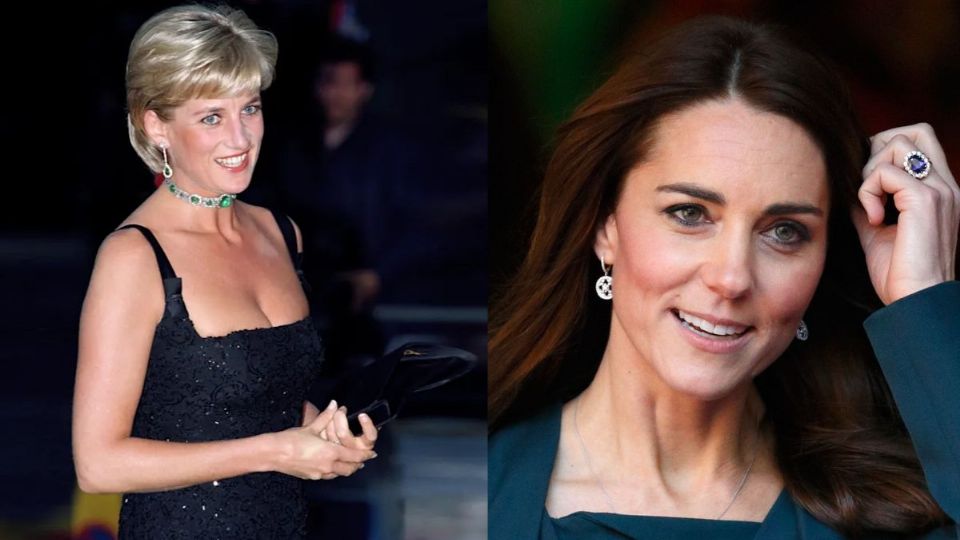 La maldición que carga Kate Middleton en su anillo por culpa de la Princesa Diana