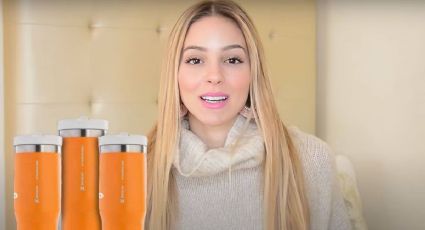 Mariana Rodríguez tiene su termo Stanley naranja de Starbucks ¿cuánto cuesta y cómo conseguir?