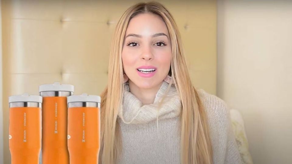¿Cómo consiguió Mariana Rodríguez su termo naranja de Stanley x Starbucks?
