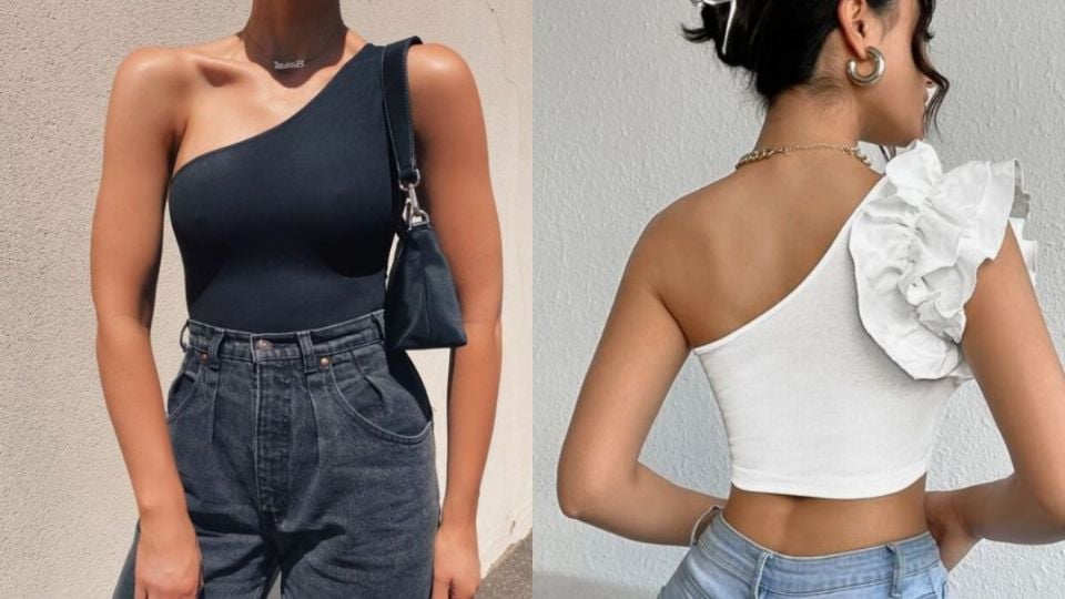 5 opciones para combinar tu blusa de un solo hombro