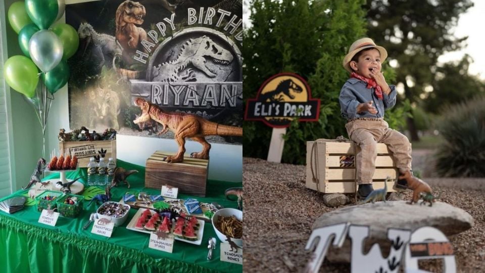 Ideas de decoración de dinosaurios para cumpleaños
