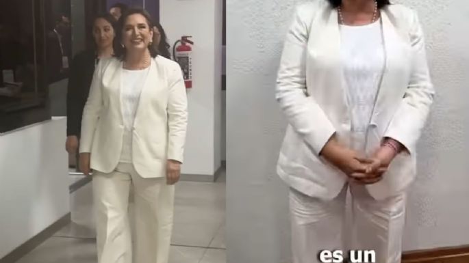 Xóchitl Gálvez tiene el traje sastre prefecto para lucir elegante y cómoda a los 60 años