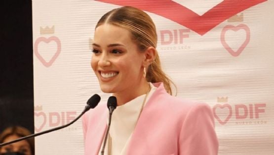 El blazer rosa de Mariana Rodríguez que parece de Channel pero es de Zara