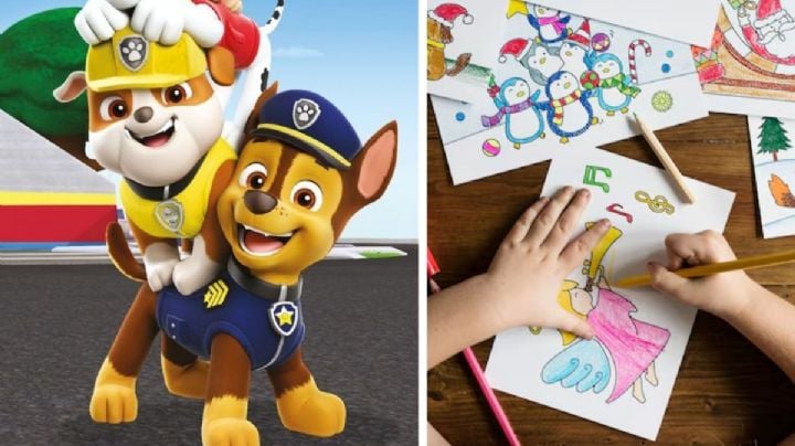 Paw Patrol: dibujos para colorear en familia y pasar tiempo juntos