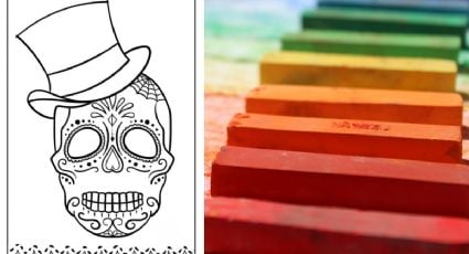 5 imágenes bonitas de papel picado para imprimir y colorear con tus hijos