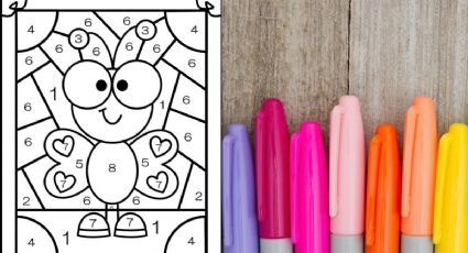 5 plantillas bonitas para colorear y enseñarle los números a mis hijos